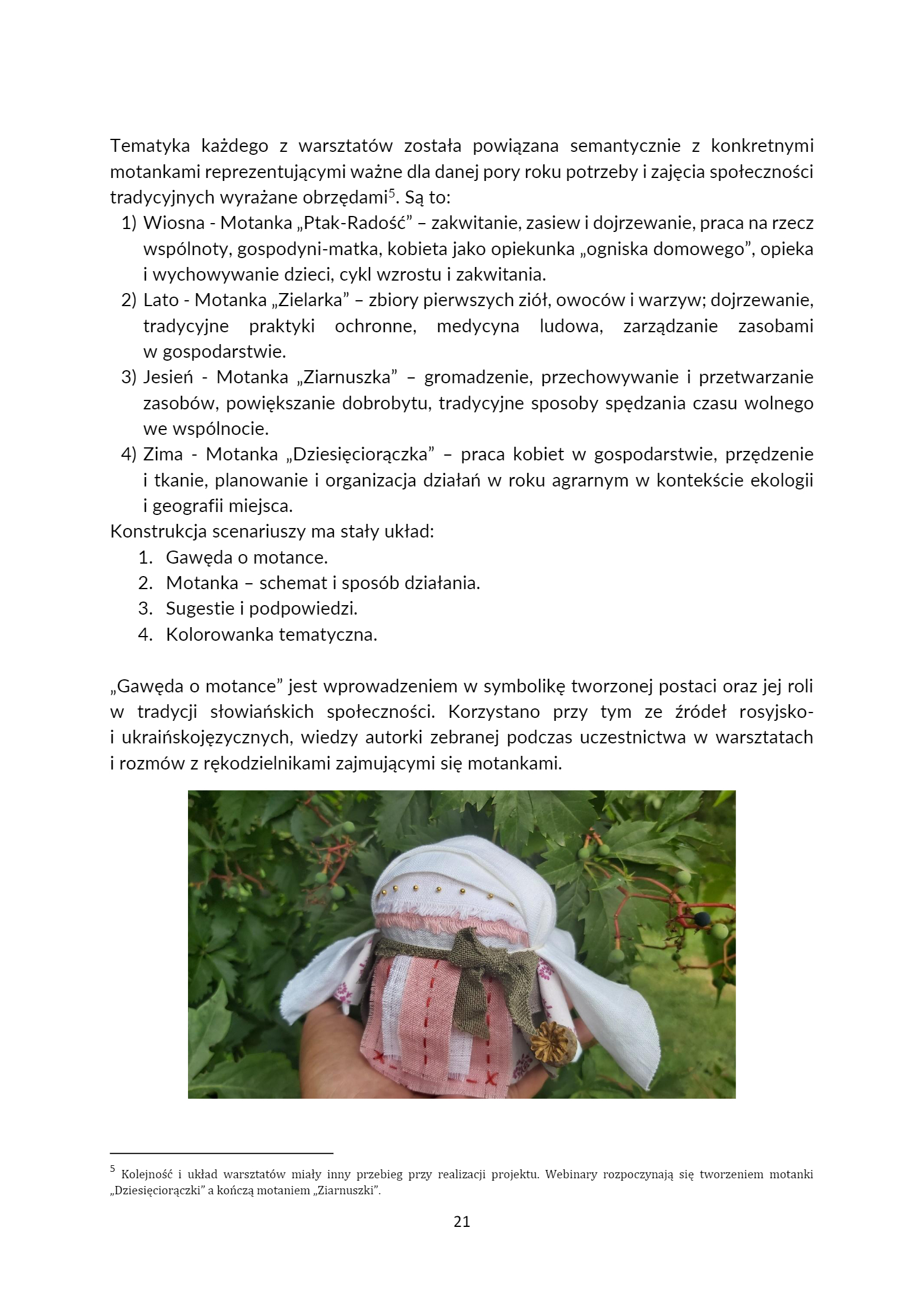 MOTECZNIK – AGRARNE KOŁO ROKU PROGRAM ANIMACYJNO-E - strona 21