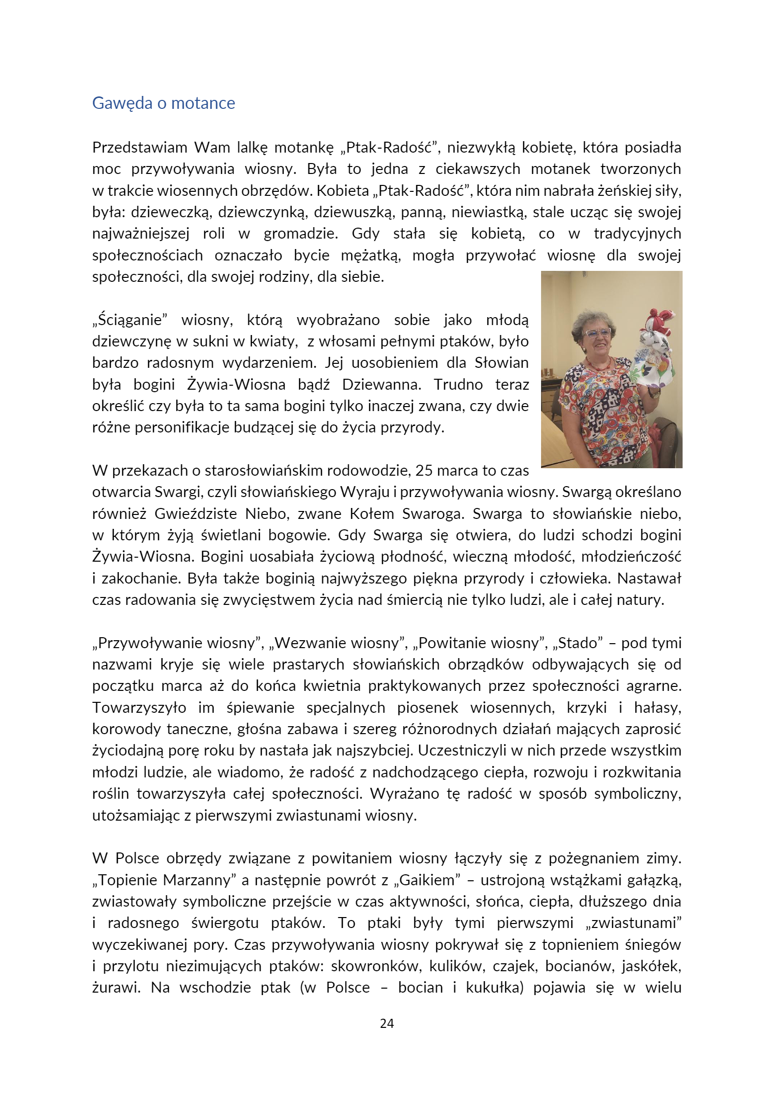MOTECZNIK – AGRARNE KOŁO ROKU PROGRAM ANIMACYJNO-E - strona 24
